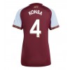 Aston Villa Ezri Konsa #4 Hjemmedrakt Kvinner 2025-26 Kortermet